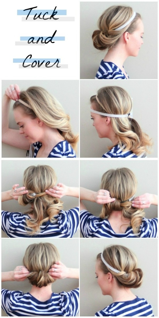 Tuck and Cover Hairstyle